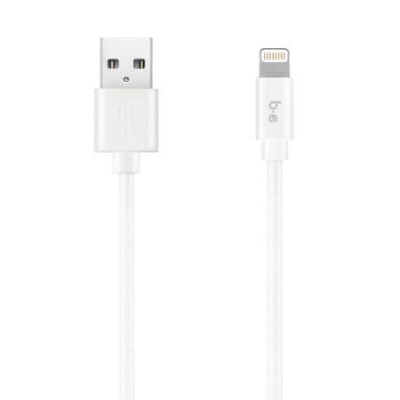 Braided Charge/Sync Lightning to USB-A Cable 4ft White