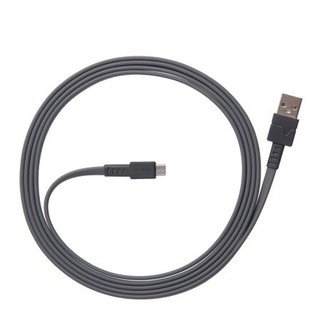 ChargeSync Flat Micro USB Cable 6ft Gray