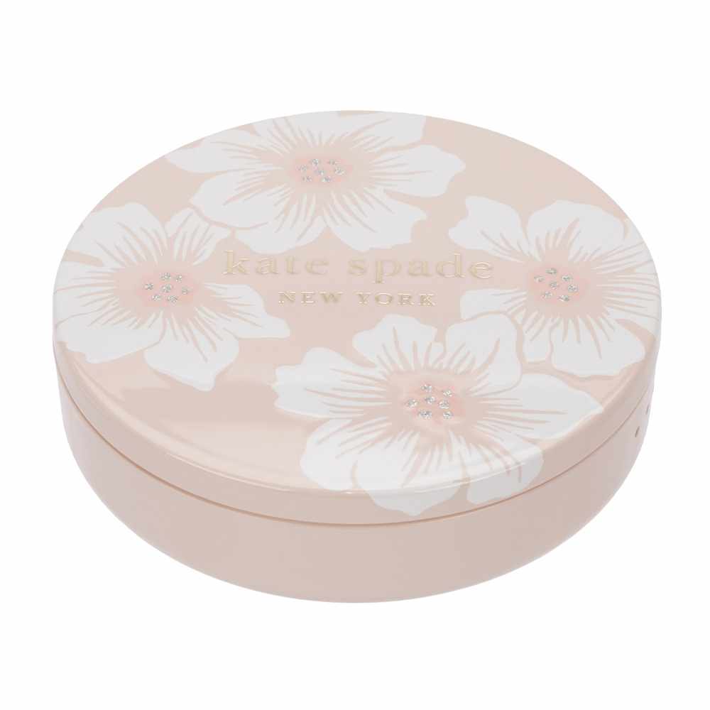 Compact Mirror Power Bank with USB-A Port 4000mAh Hollyhock Floral