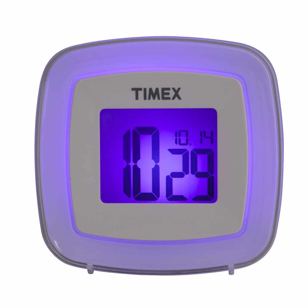 AM/FM Dual Alarm Clock Radio White